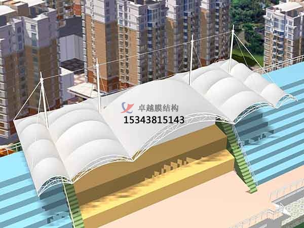 吳忠市體育場膜結(jié)構(gòu)罩棚/籃球、羽毛球、網(wǎng)球場地設(shè)計【公司直銷】?? ?