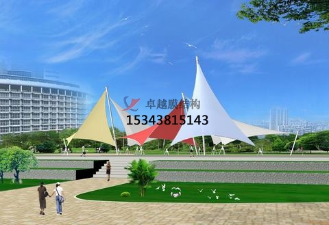 嘉魚(yú)膜結(jié)構(gòu)景觀【張拉膜景觀】總代直銷(xiāo)
